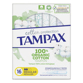 Tampons Réguliers Tampax Tampax Organic Regular (16 uds) 16 Unités